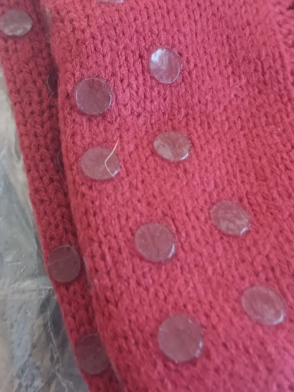 NWT Minxny Women’s Burgundy  Aromasoles Sweater Socks Sliper Socks ONE SIZE